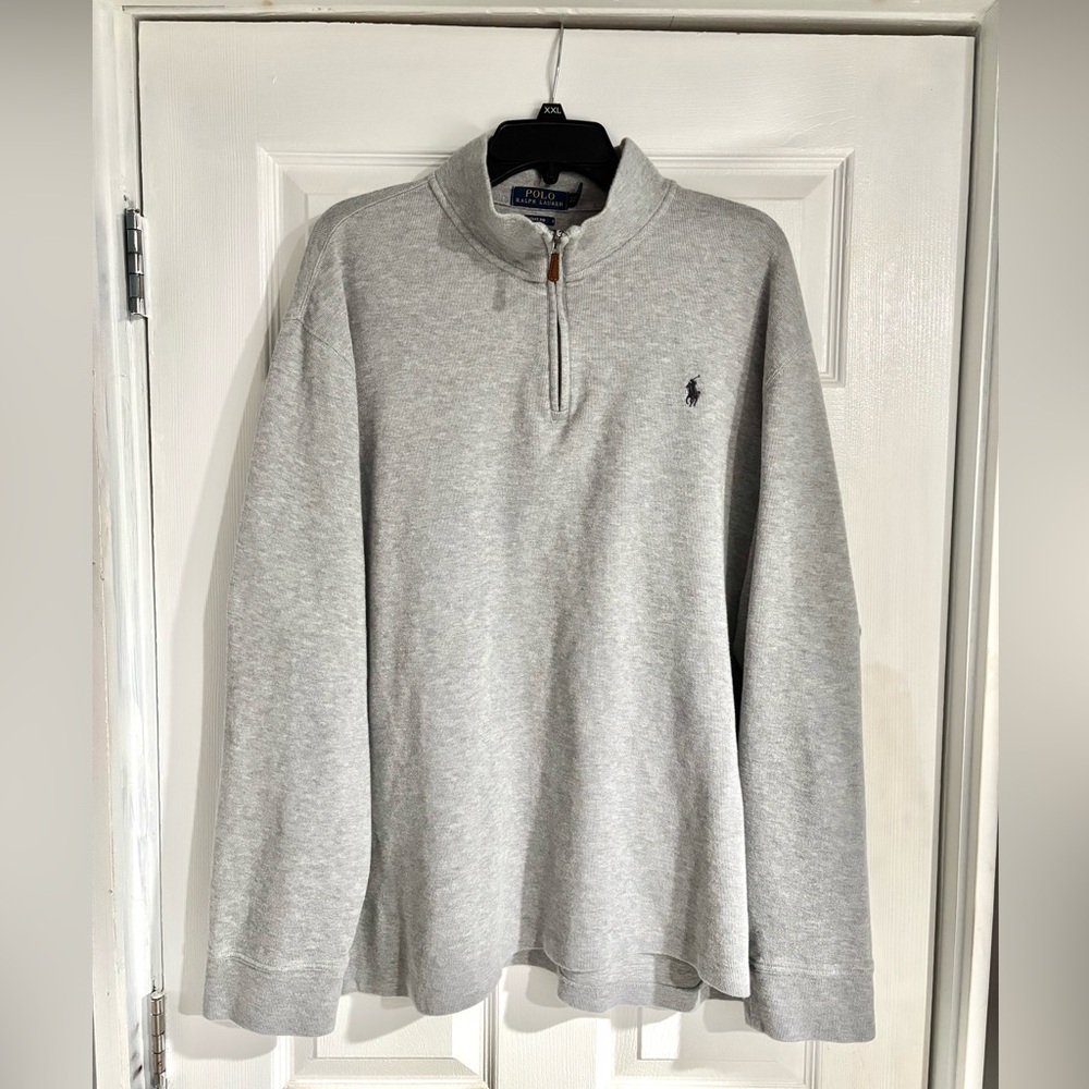 Ralph Lauren Gray Zip Up Sweater